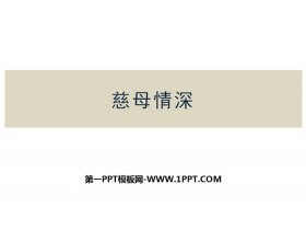 《慈母情深》PPT优质课件-第一PPT