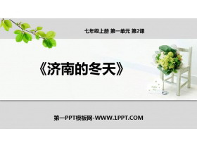 《济南的冬天》PPT优秀课件下载-第一PPT