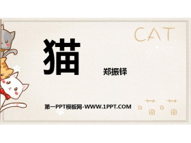 《猫》PPT免费下载-第一PPT