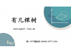 《有几棵树》加与减PPT免费课件-第一PPT