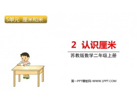 《认识厘米》厘米和米PPT免费下载-第一PPT