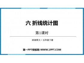 《折线统计图》PPT下载(第1课时)-第一PPT