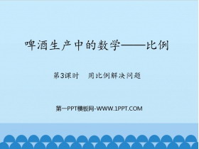 《啤酒生产中的数学》PPT下载(第3课时)-第一PPT
