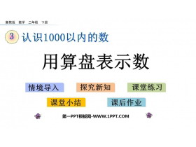 《用算盘表示数》PPT教学课件-第一PPT