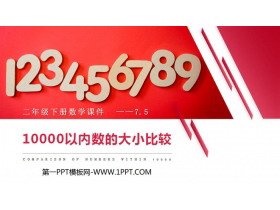 《10000以内数的大小比较》PPT课件下载-第一PPT