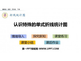《认识特殊的单式折线统计图》折线统计图PPT下载-第一PPT