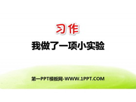 《我做了一项小实验》PPT下载-第一PPT