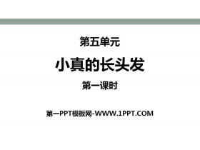 《小真的长头发》PPT(第一课时)-第一PPT