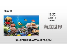 《海底世界》PPT免费下载-第一PPT