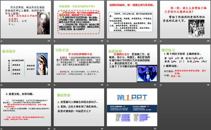 图片[4]-《梅兰芳蓄须》PPT-第一PPT