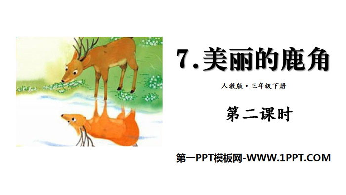 图片[1]-美丽的鹿角-第一PPT