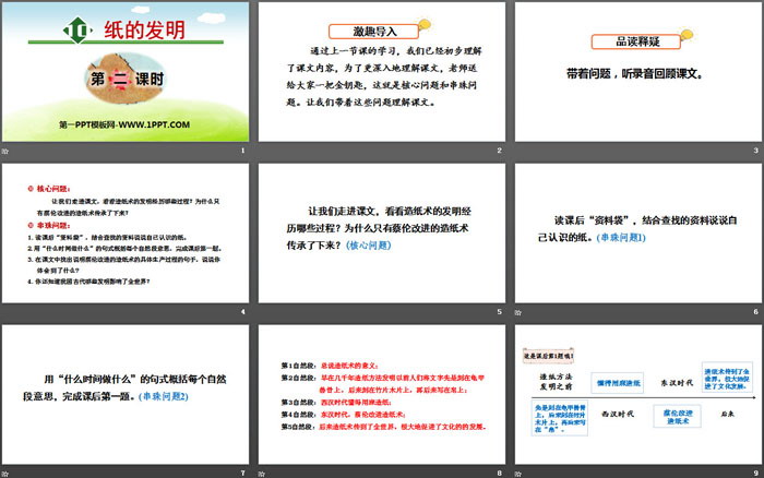 图片[2]-《纸的发明》PPT(第二课时)-第一PPT