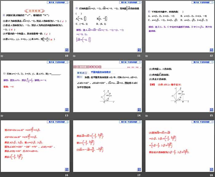 图片[3]-《向量基本定理与向量的坐标》平面向量初步PPT课件(平面向量的坐标及其运算)-第一PPT
