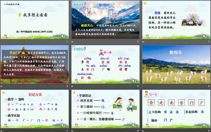 图片[2]-《我多想去看看》PPT免费课件-第一PPT