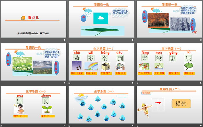 图片[2]-《雨点儿》PPT下载-第一PPT