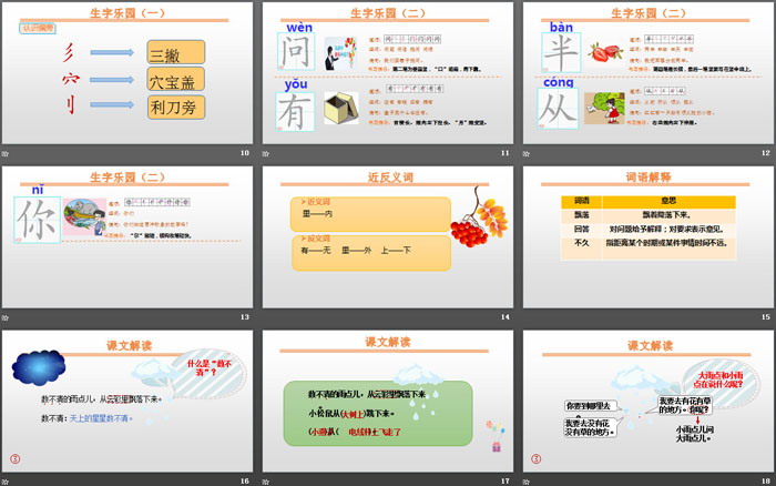 图片[3]-《雨点儿》PPT下载-第一PPT