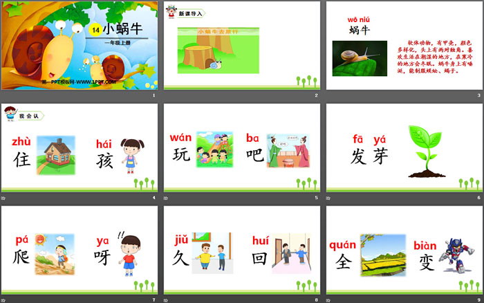 图片[2]-《小蜗牛》PPT优秀课件下载-第一PPT