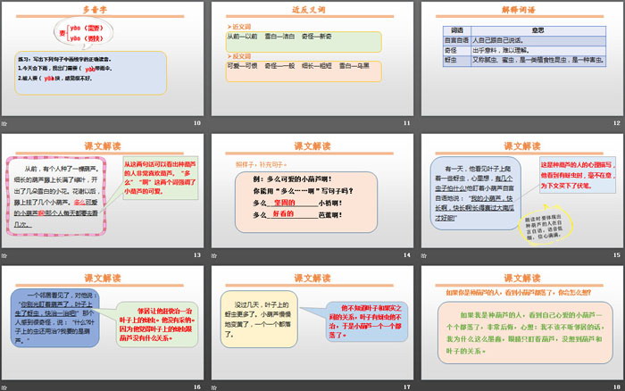 图片[3]-《我要的是葫芦》PPT优秀课件-第一PPT