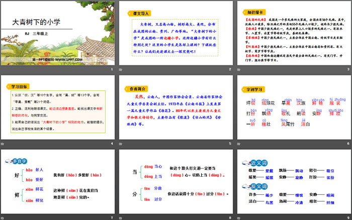 图片[2]-《大青树下的小学》PPT优质课件-第一PPT