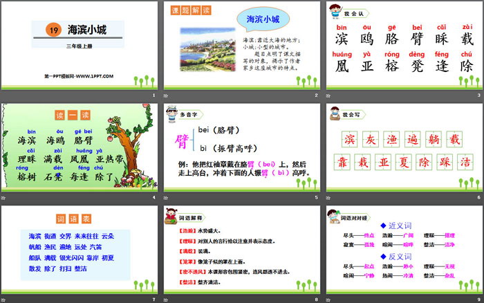 图片[2]-《海滨小城》PPT免费课件-第一PPT