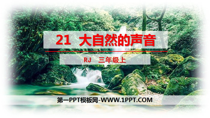 图片[1]-《大自然的声音》PPT优秀课件下载-第一PPT