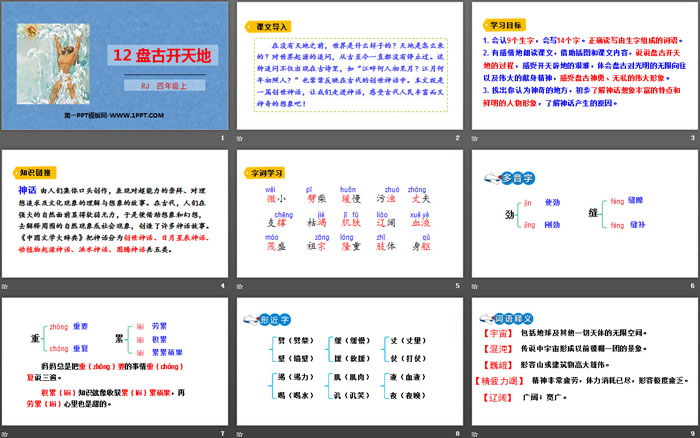 图片[2]-《盘古开天地》PPT免费课件-第一PPT