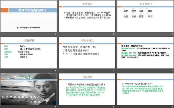 图片[2]-《为中华之崛起而读书》PPT精品课件-第一PPT