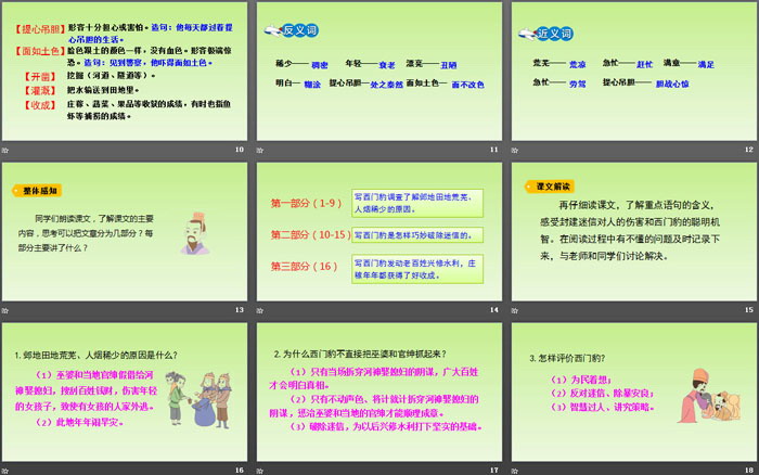 图片[3]-《西门豹治邺》PPT免费课件-第一PPT