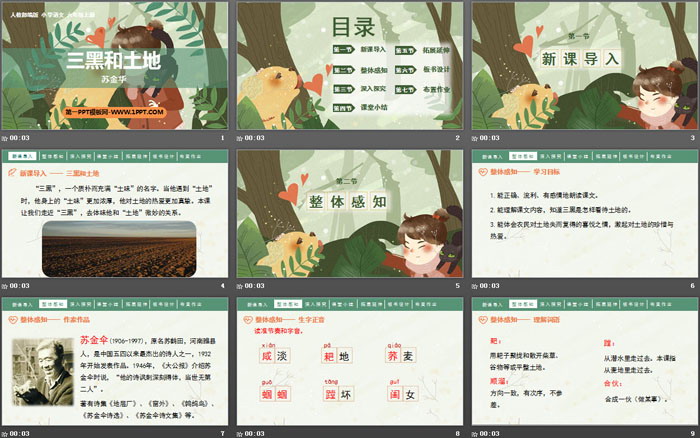 图片[2]-《三黑和土地》PPT优秀课件-第一PPT