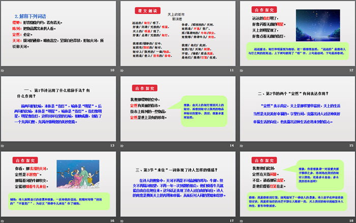 图片[3]-《天上的街市》PPT优质课件-第一PPT