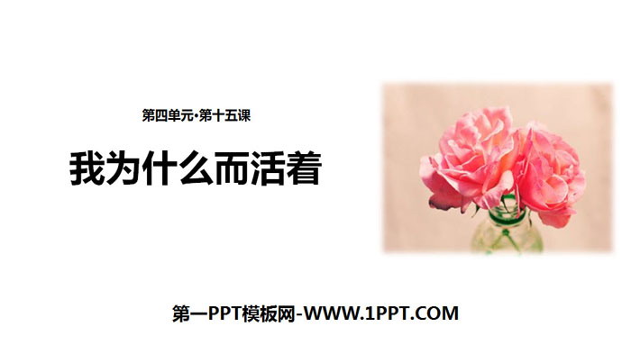 图片[1]-《我为什么而活着》PPT教学课件-第一PPT