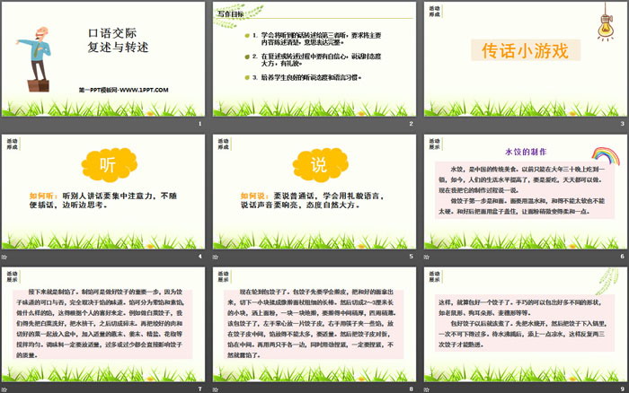 图片[2]-《复述与转述》PPT下载-第一PPT