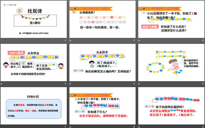 图片[2]-《找规律》PPT(第3课时)-第一PPT