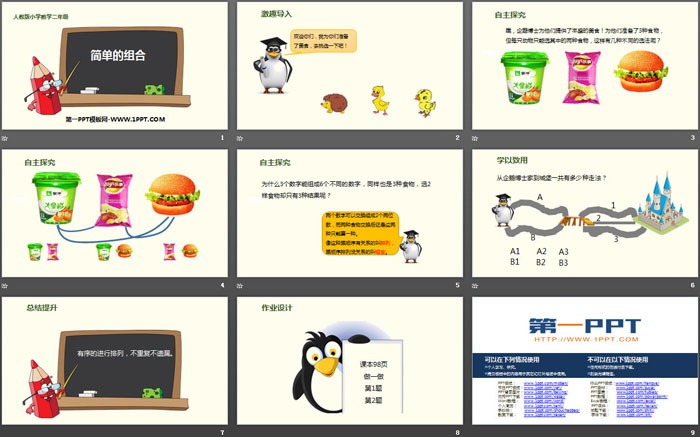 图片[2]-《简单的组合》数学广角—搭配PPT课件-第一PPT