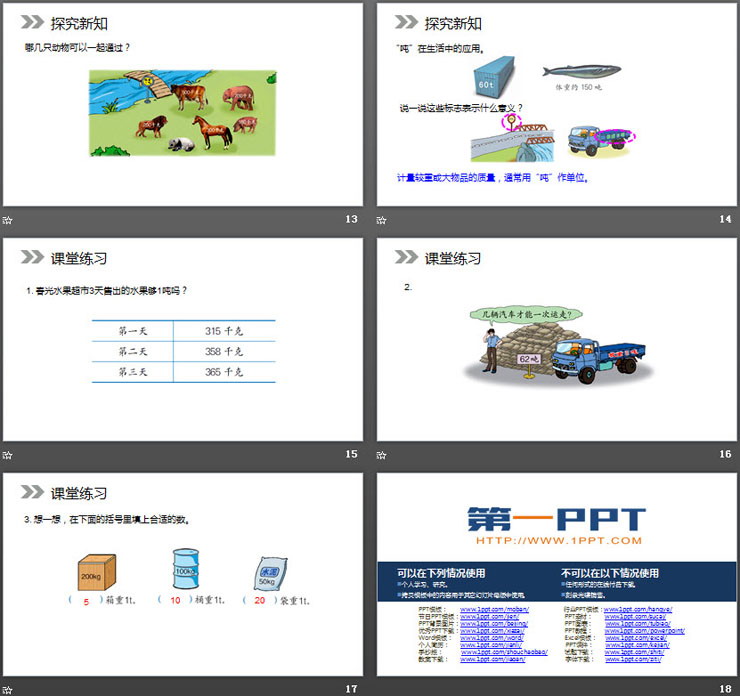 图片[4]-《吨的认识》PPT课件下载-第一PPT