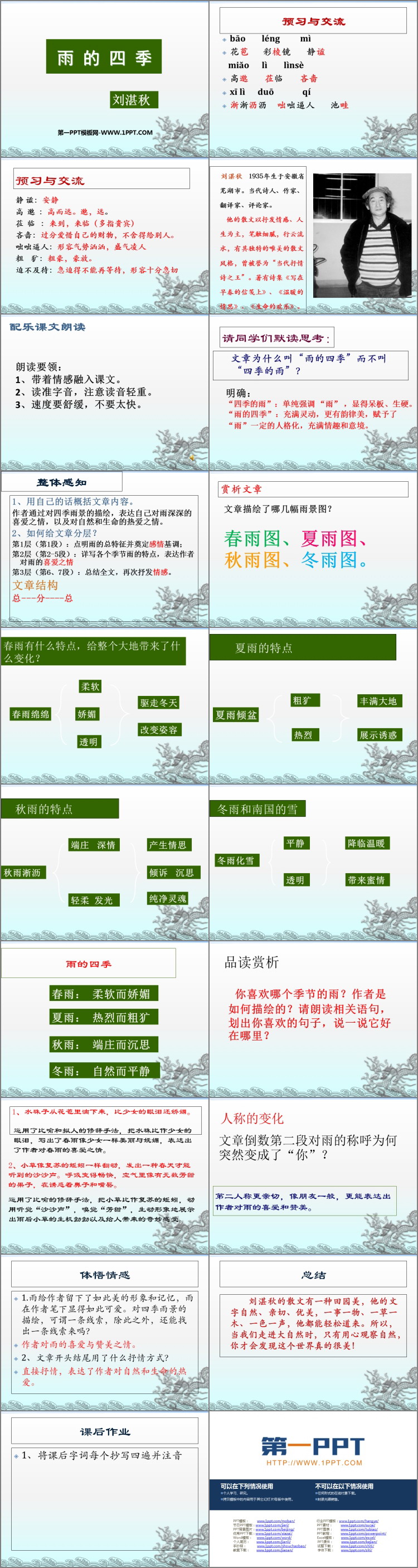 图片[2]-《雨的四季》PPT精品课件-第一PPT
