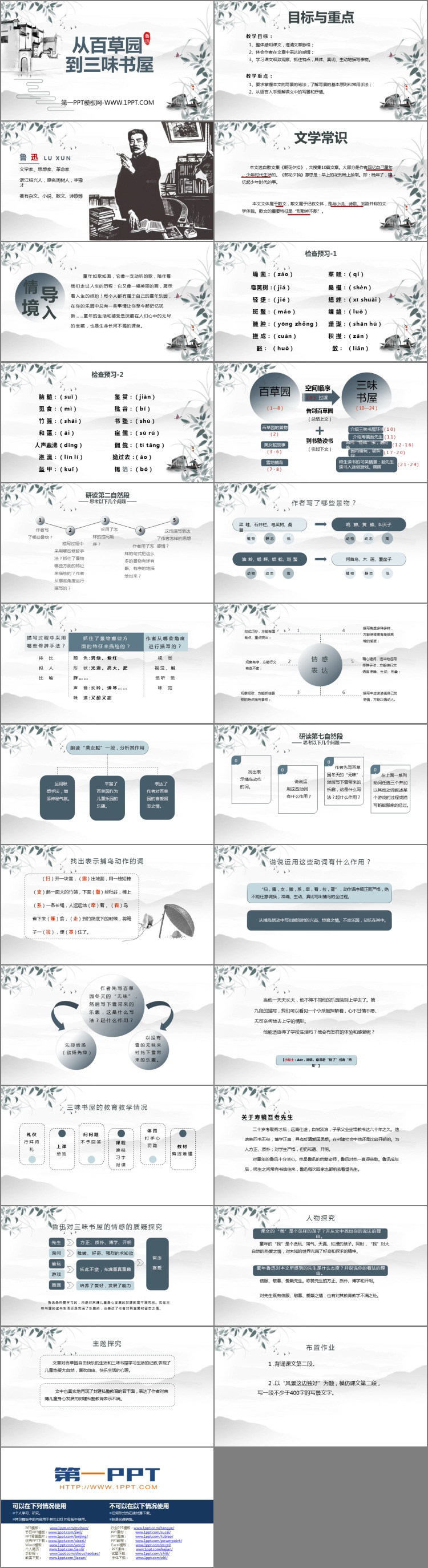 图片[2]-《从百草园到三味书屋》PPT优质课件-第一PPT