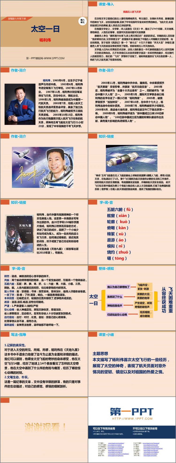 图片[2]-《太空一日》PPT课件下载-第一PPT