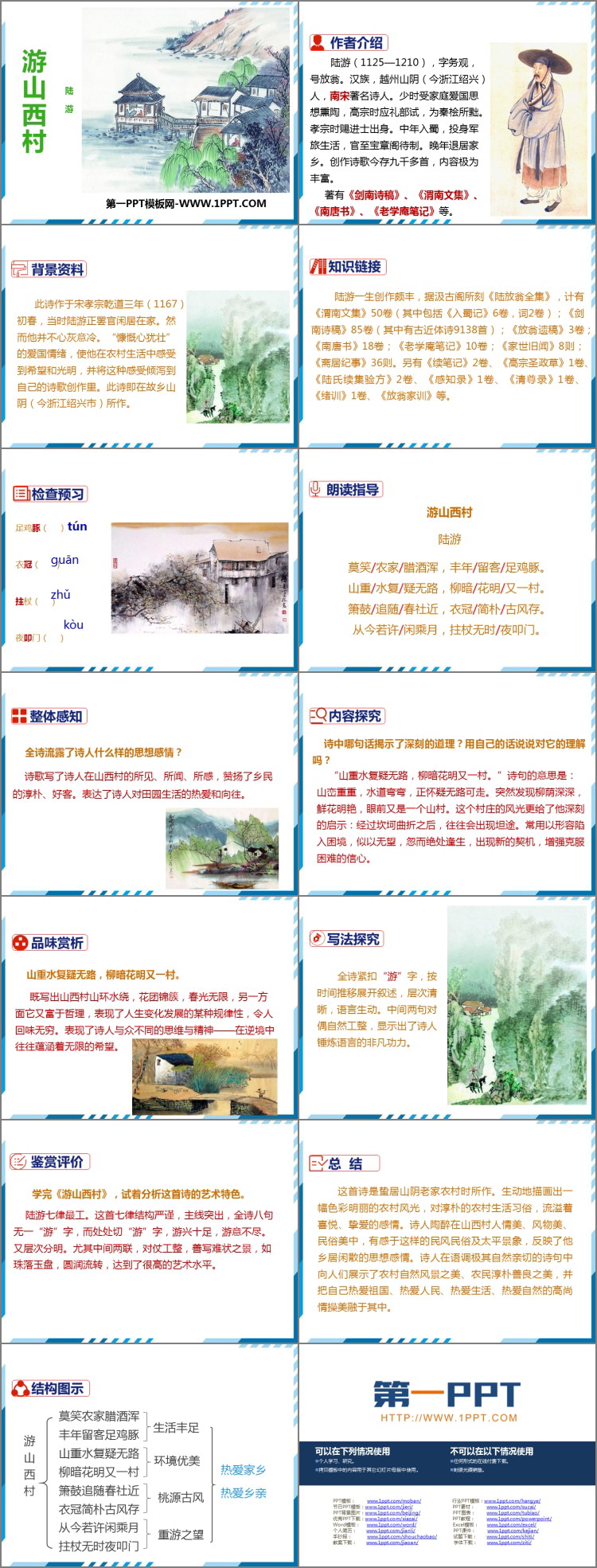 图片[2]-《游山西村》PPT优质课件-第一PPT