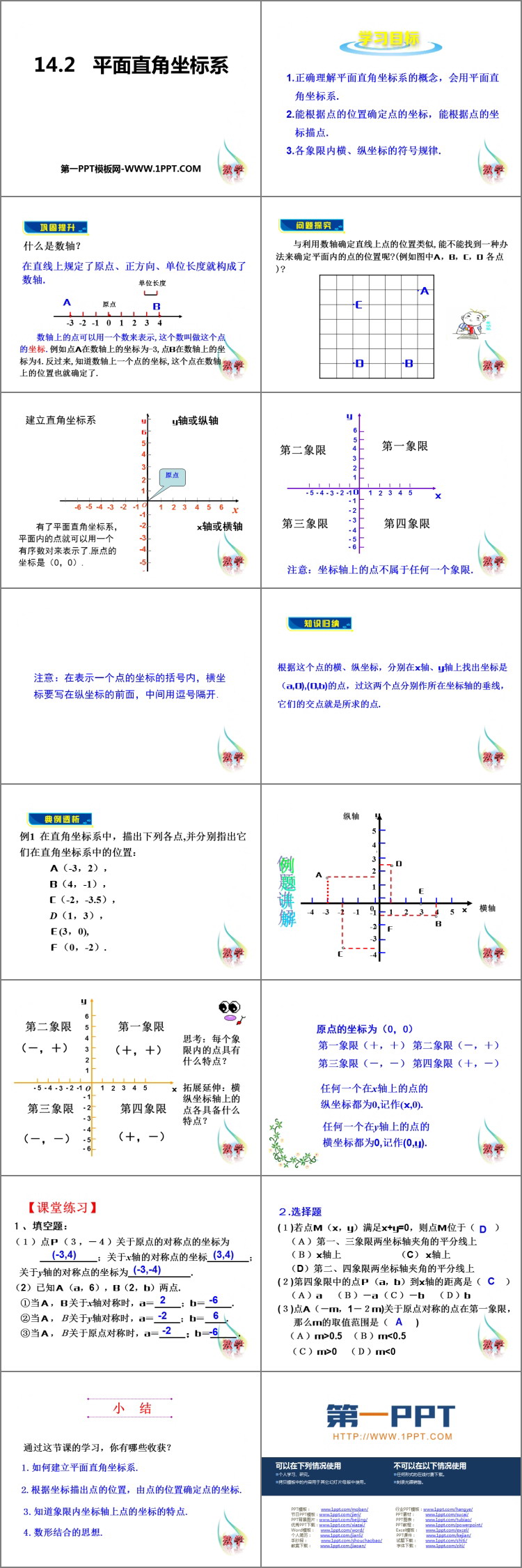 图片[2]-《平面直角坐标系》PPT教学课件下载-第一PPT