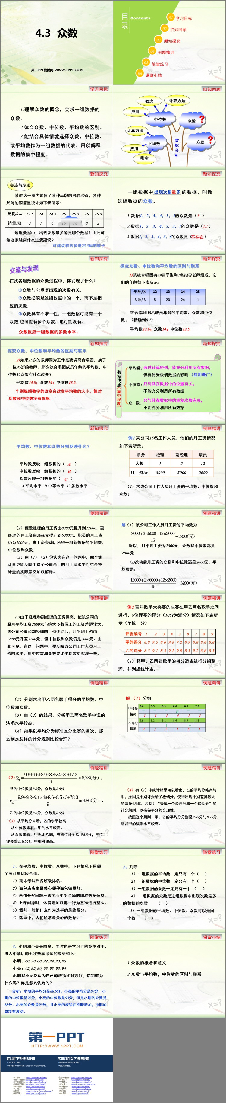 图片[2]-《众数》PPT教学课件-第一PPT