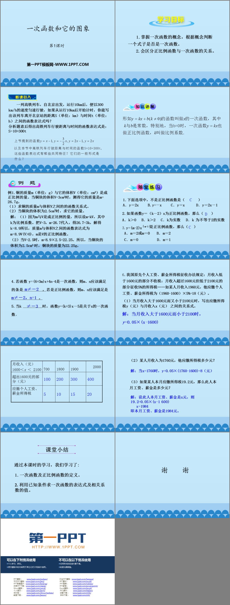 图片[2]-《一次函数和它的图像》PPT教学课件(第1课时)-第一PPT