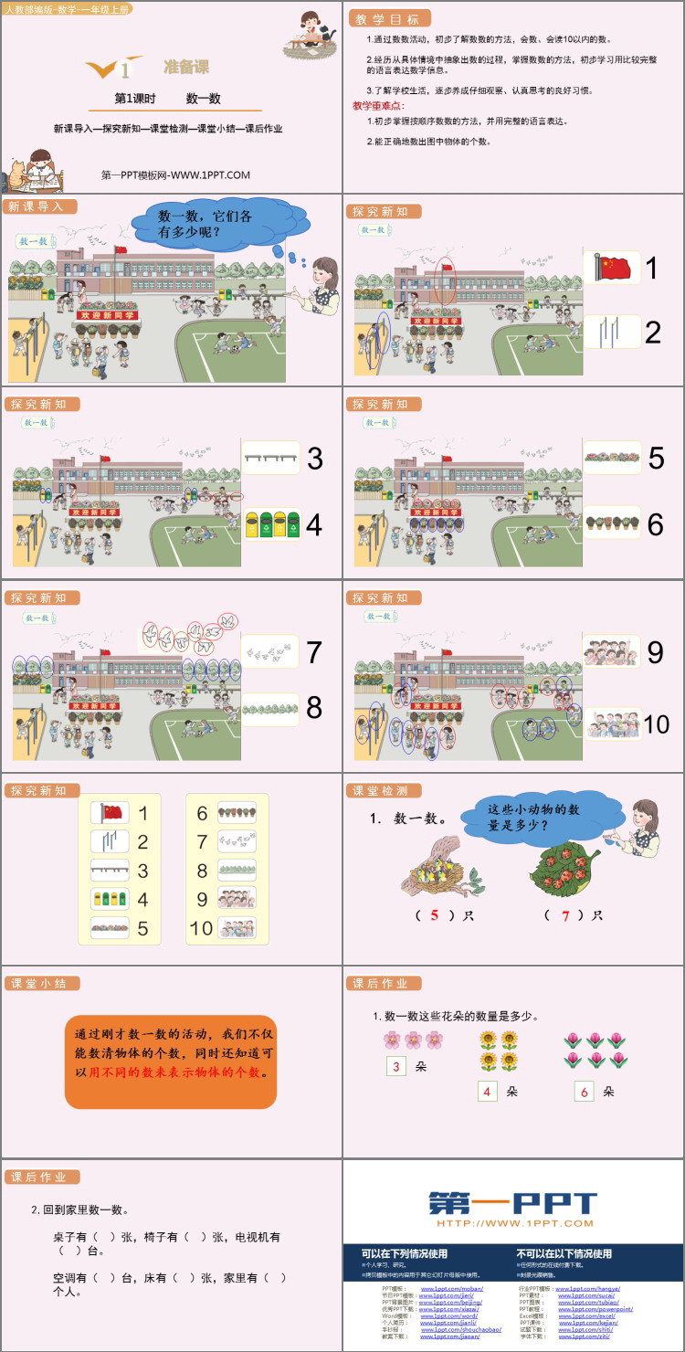 图片[2]-《数一数》准备课PPT教学课件-第一PPT