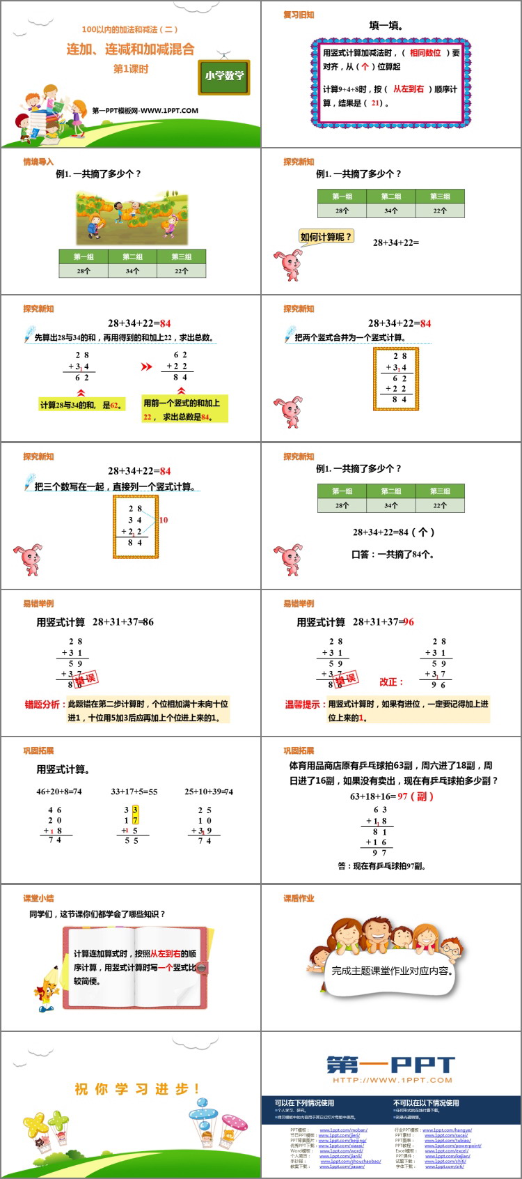 图片[2]-连加连减和加减混合-第一PPT