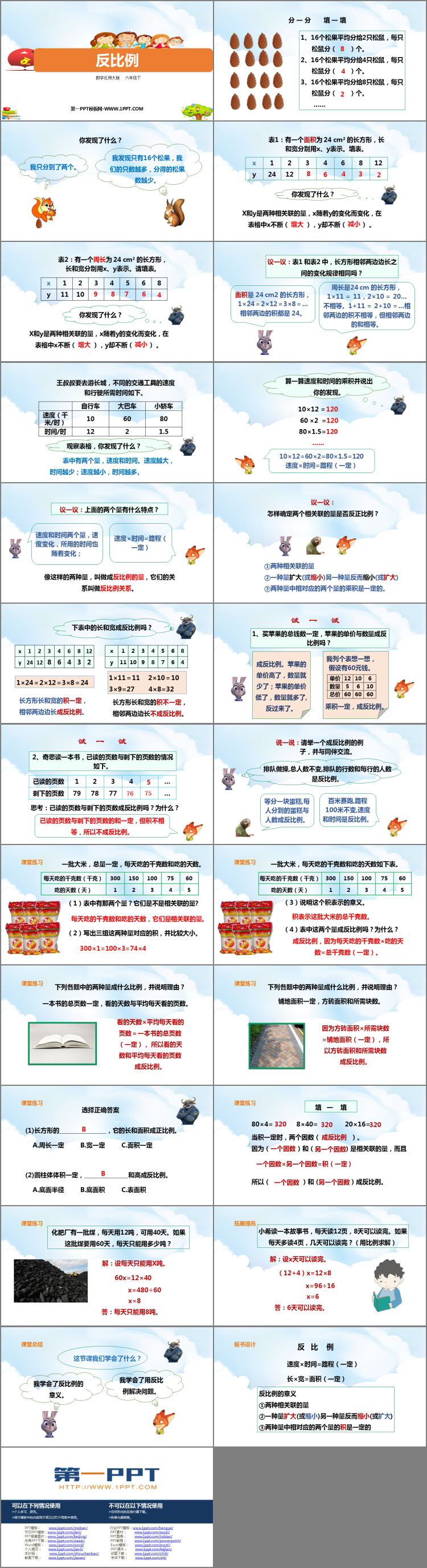 图片[2]-《反比例》正比例与反比例PPT课件-第一PPT