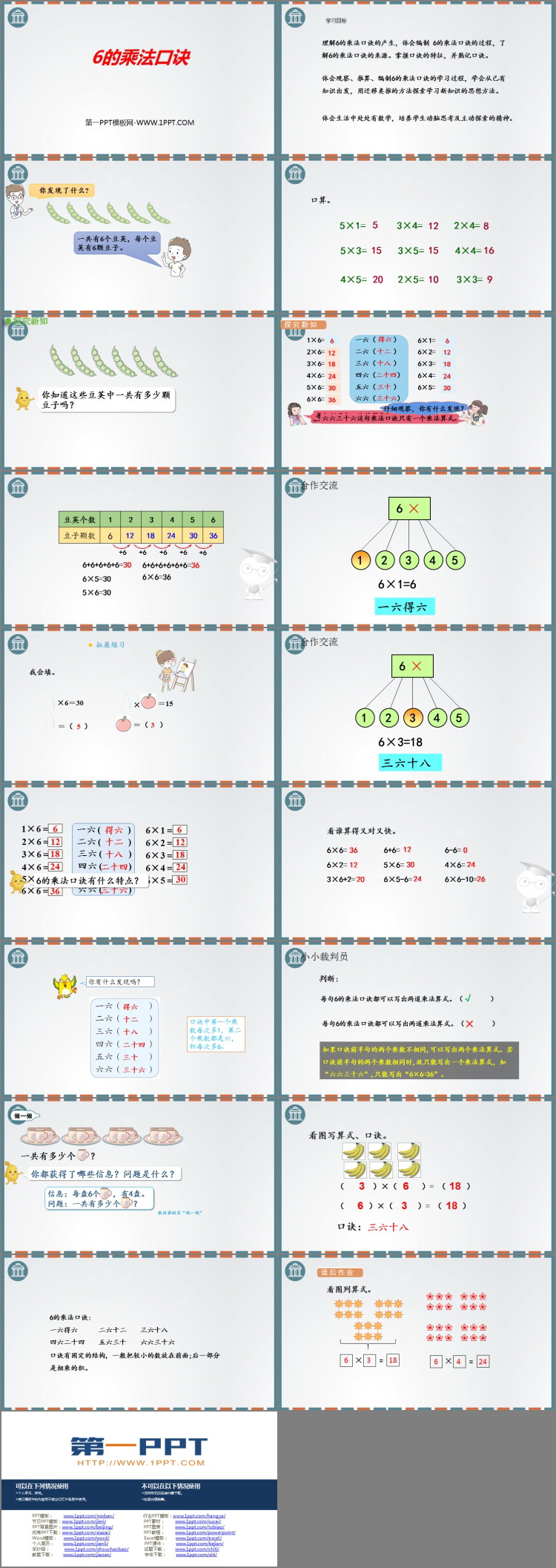 图片[2]-6的乘法口诀-第一PPT