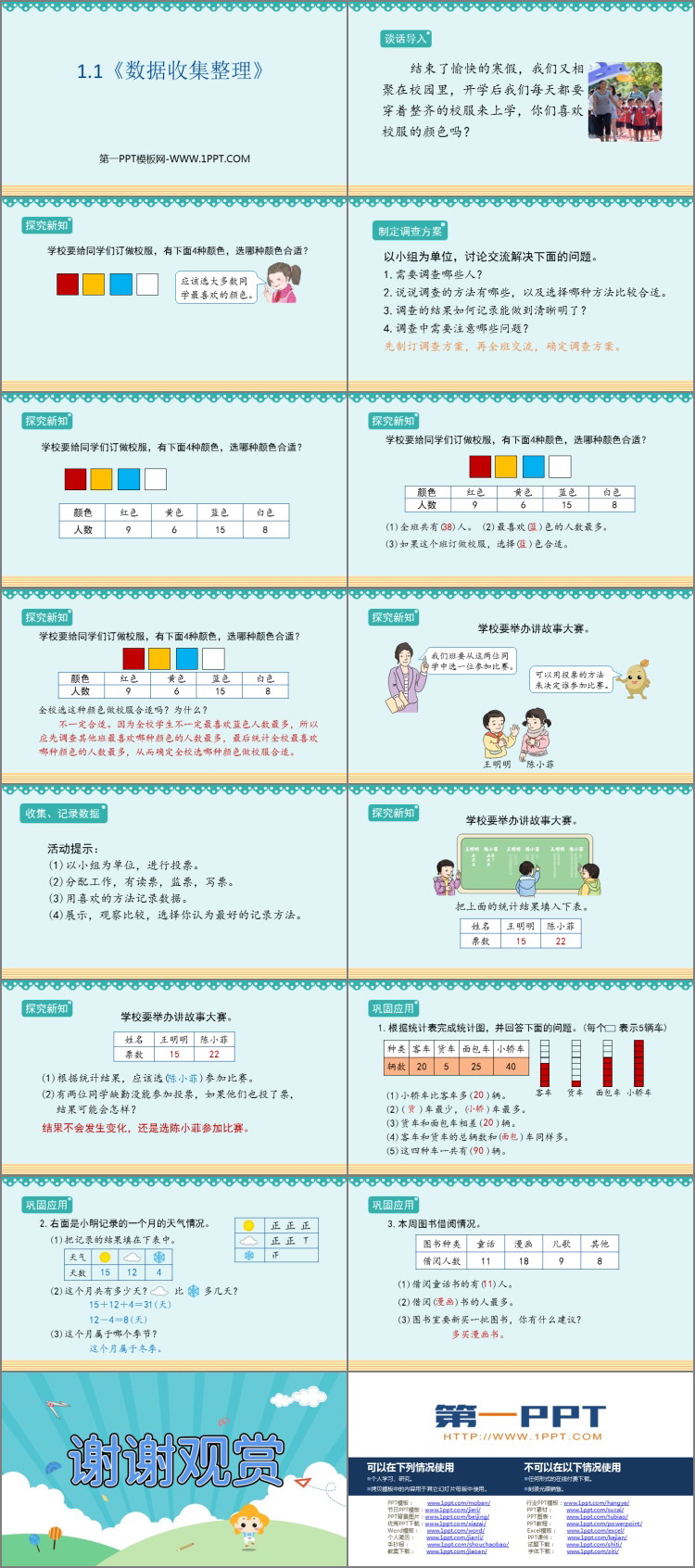 图片[2]-《数据收集整理》PPT课件下载-第一PPT