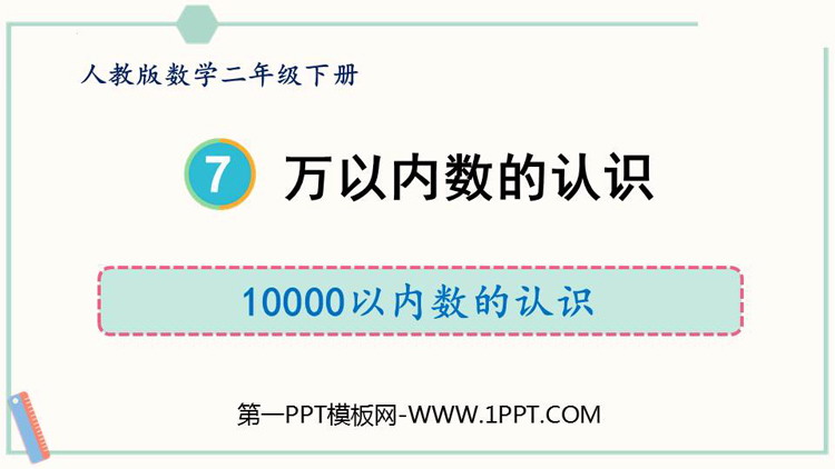 图片[1]-10000以内数的认识-第一PPT