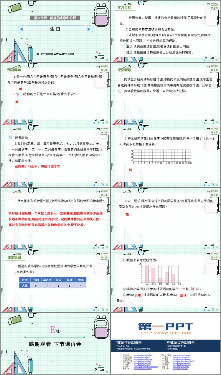 图片[2]-《生日》数据的表示和分析PPT教学课件-第一PPT