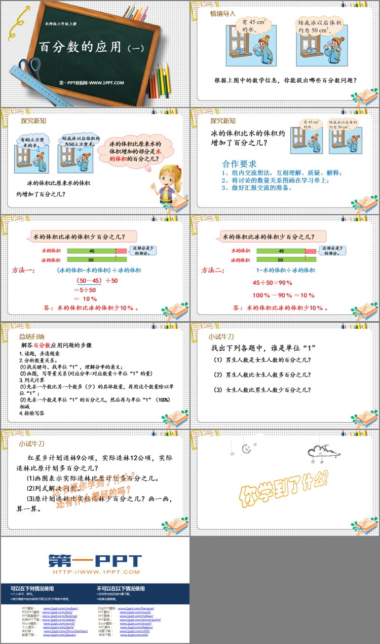 图片[2]-《百分数的应用(一)》PPT下载-第一PPT